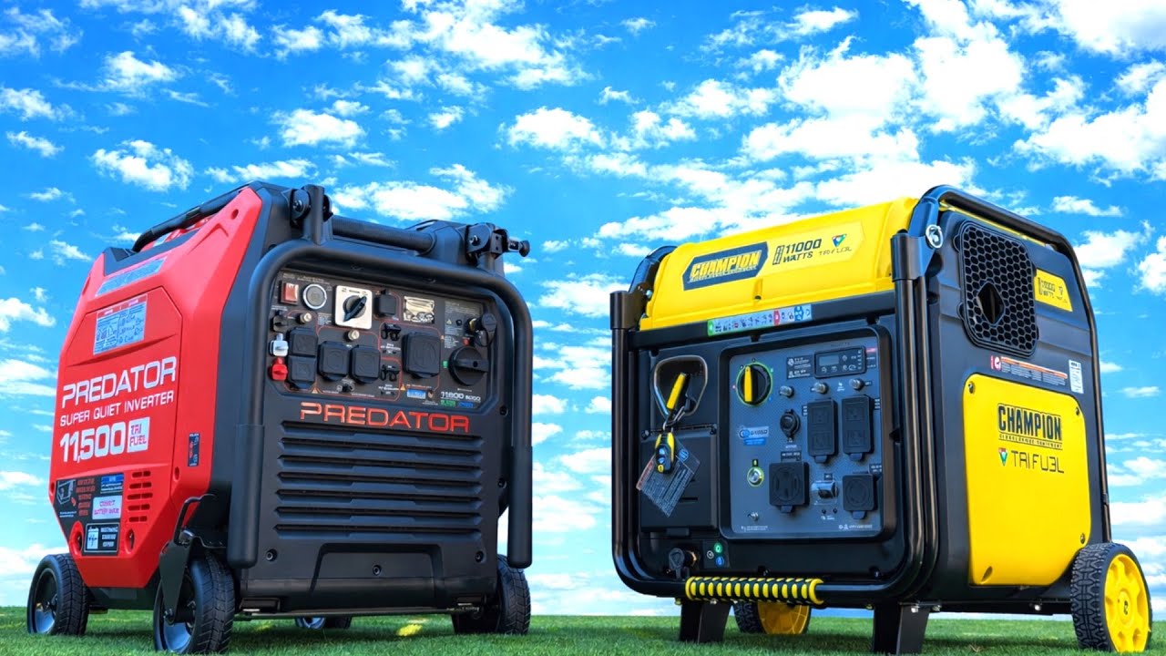 Predator 11500 VS Champion 11000 Tri-fuel- Who Wins?