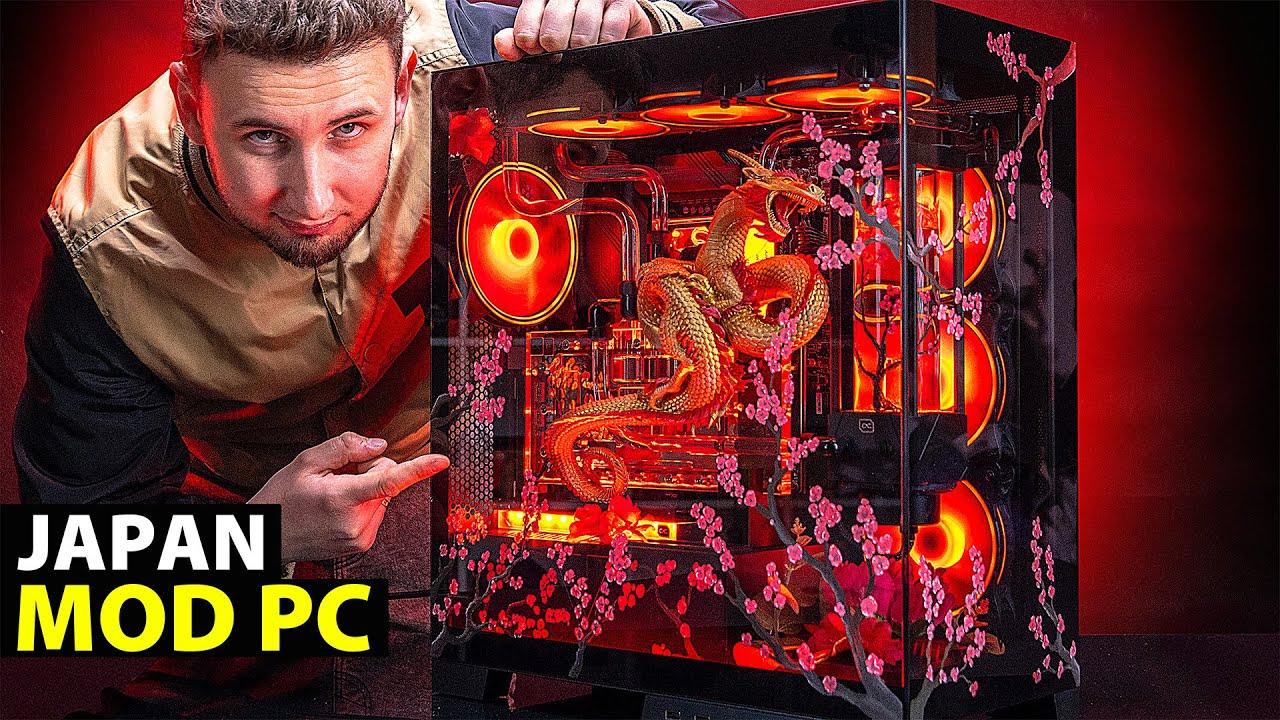 Zbudowałem SMOCZY komputer w JAPOŃSKIM klimacie - MODDING PC