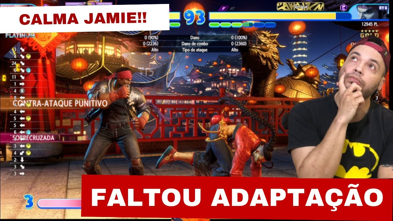 Street fighter 6 - É CPU vs CPU? - React Jamie vs Ryu