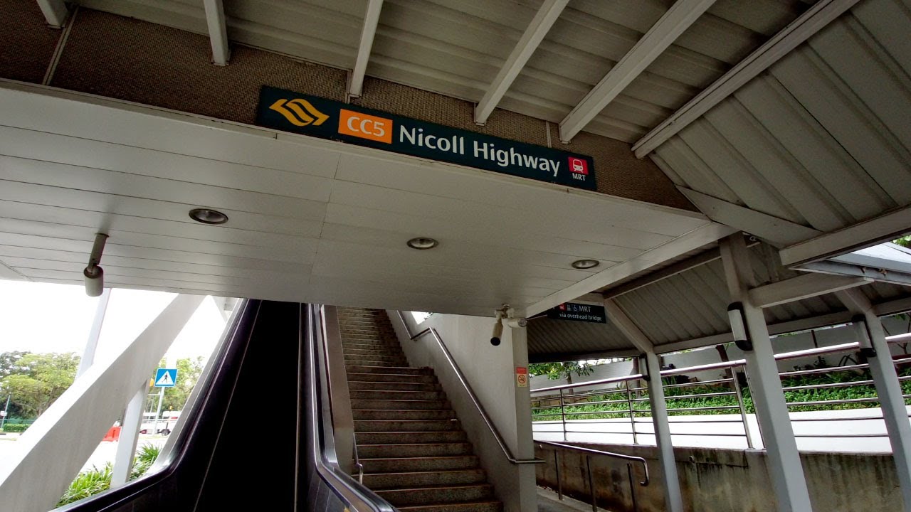 Singapore MRT ride from Simei to Nicoll Highway train station (1 of 2)
