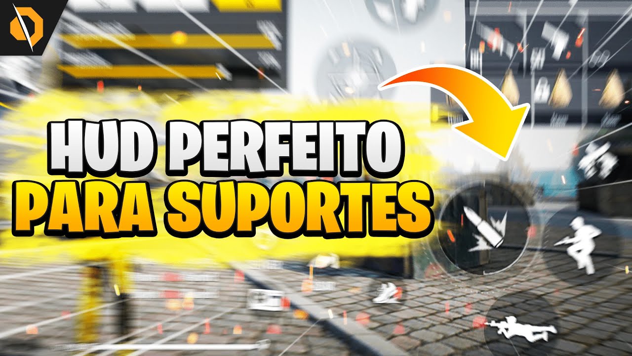 O MELHOR HUD PARA SUPORTE NO FREE FIRE (MELHOR HUD DUAS AWM)