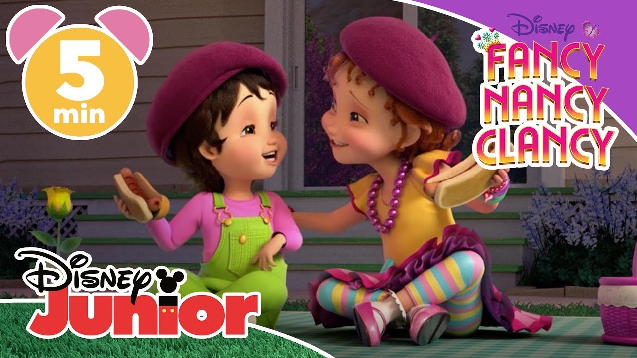 Fancy Nancy Clancy | Top 5: Big Sister Moments 💖 | Disney Kids