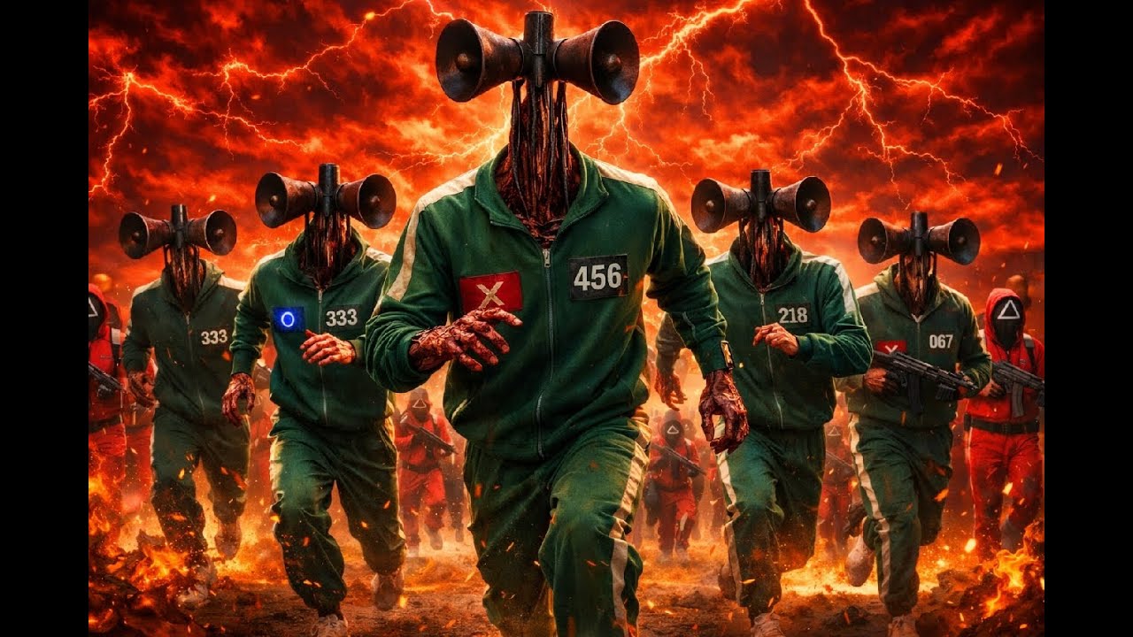Squid game vs Red Light Green Light 🚦 Extreme Challenge   🔴 LIVE
