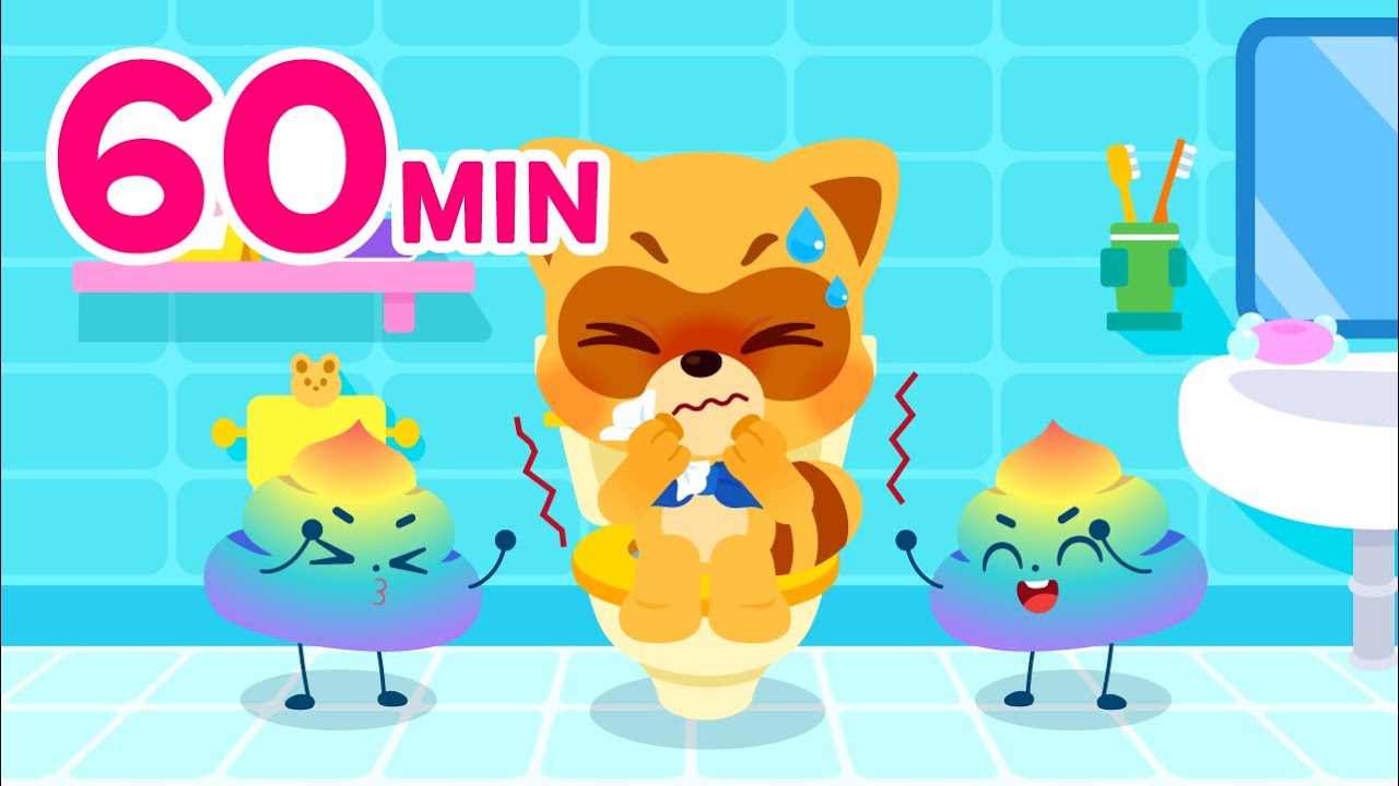 [60min] Poo Poo, Farts, Boogers and More! Funny Songs and Stories 💩 | Kids Songs | Lotty Friends