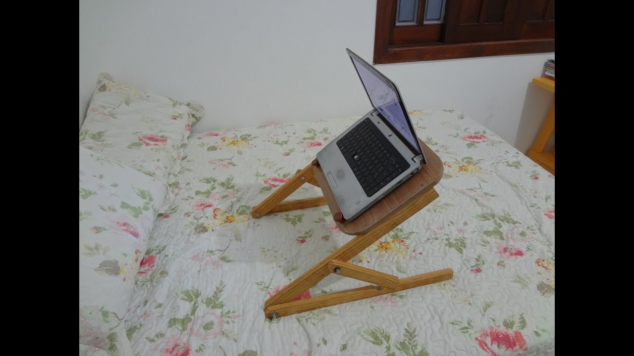 Como Fazer um Suporte para Notebook - Use Sentado ou Deitado !