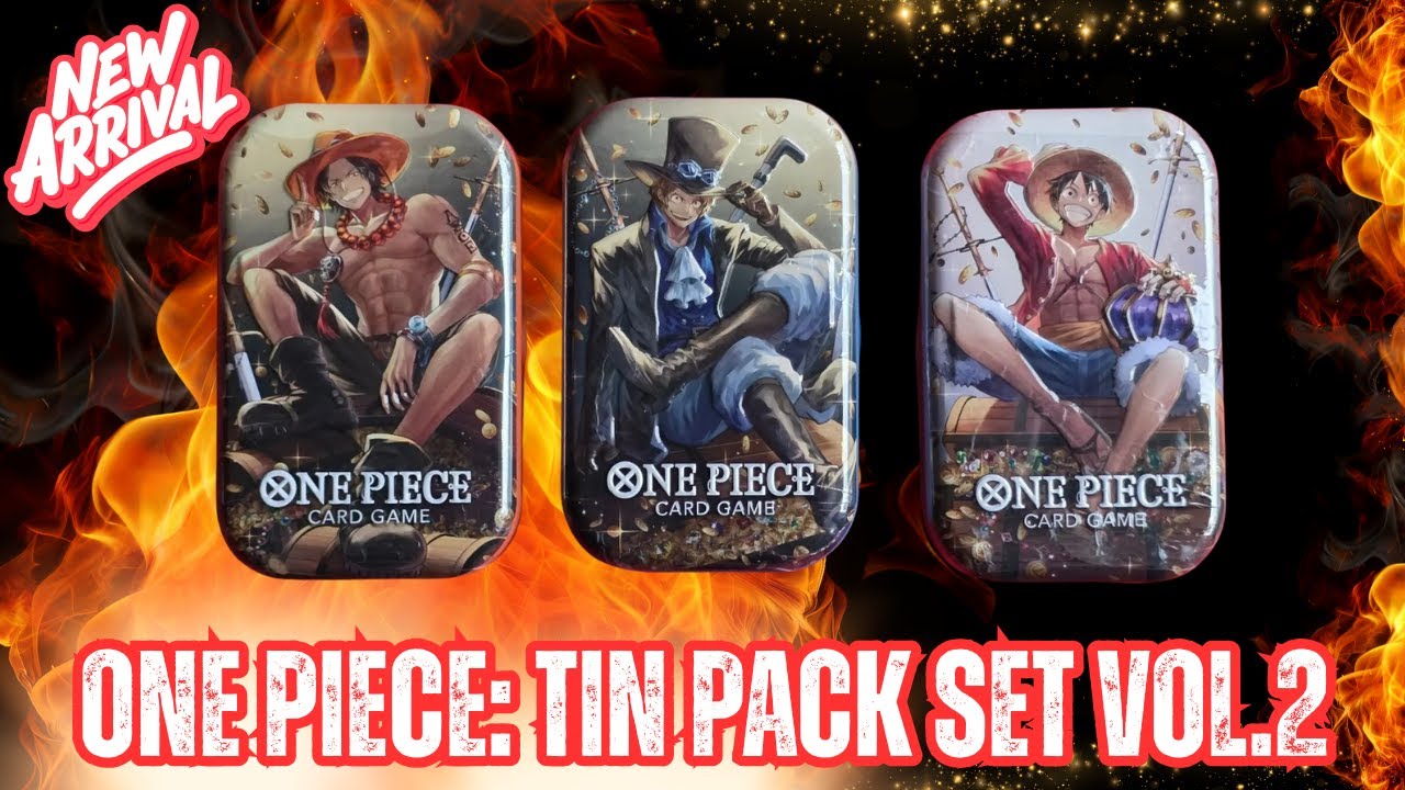 One Piece TCG Tin Pack Set Vol. 2 Opening!! 🔥