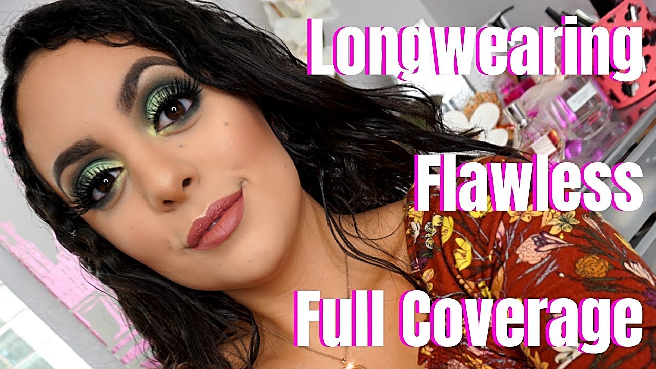 FLAWLESS FOUNDATION ROUTINE FOR COMBINATION SKIN | Long Wearing + Full Coverage