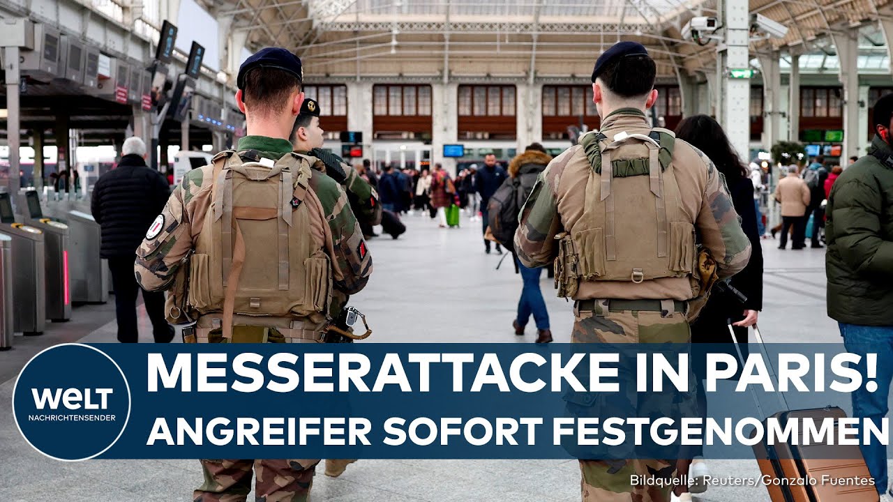 FRANKFREICH: Drei Verletzte bei Messerattacke in Paris! Hintergründe der Tat noch unklar