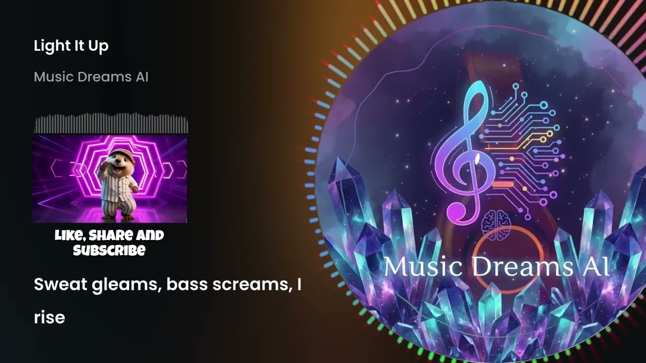 Light it Up (Break Break The night is Ours), Music Dreams AI, Subscribe