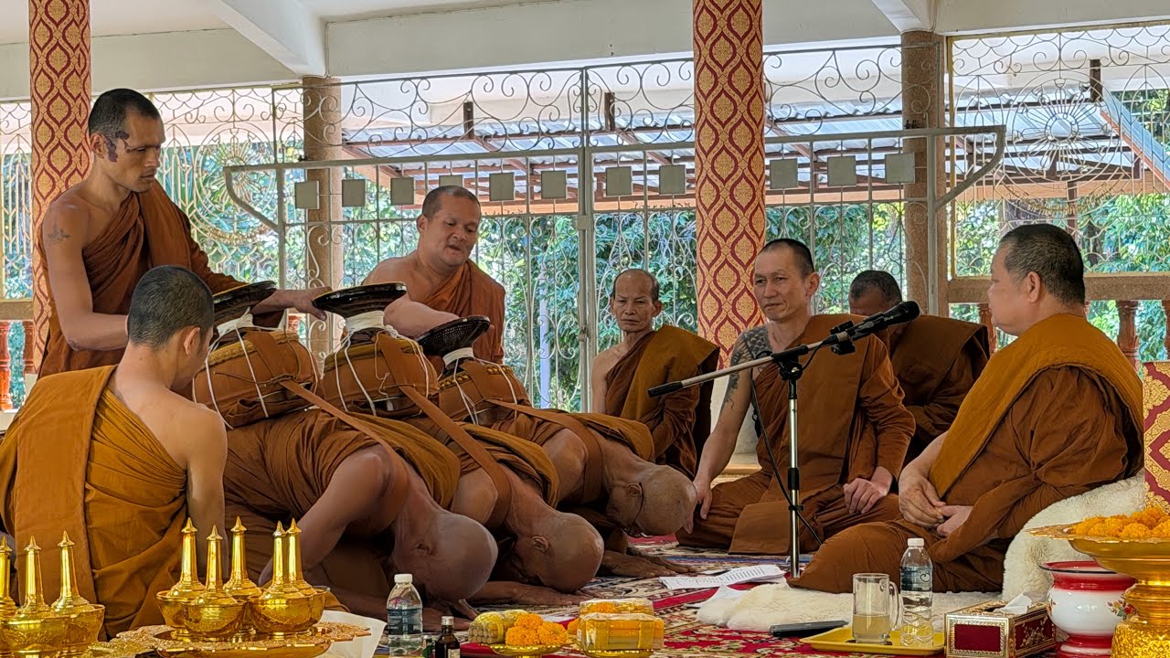 บวขพระ รุ่นที่ 42 วัรที่ 23มค69 เข้าสู่พุทธอุทยานที่พักสงฆ์วัดป่าบ่อน้ำพระอินทร์