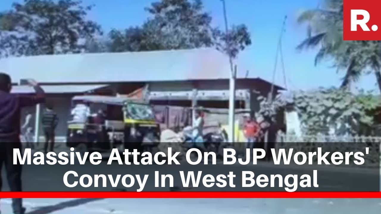 Massive Attack On BJP Workers' Convoy In West Bengal, Party Alleges TMC's Hand