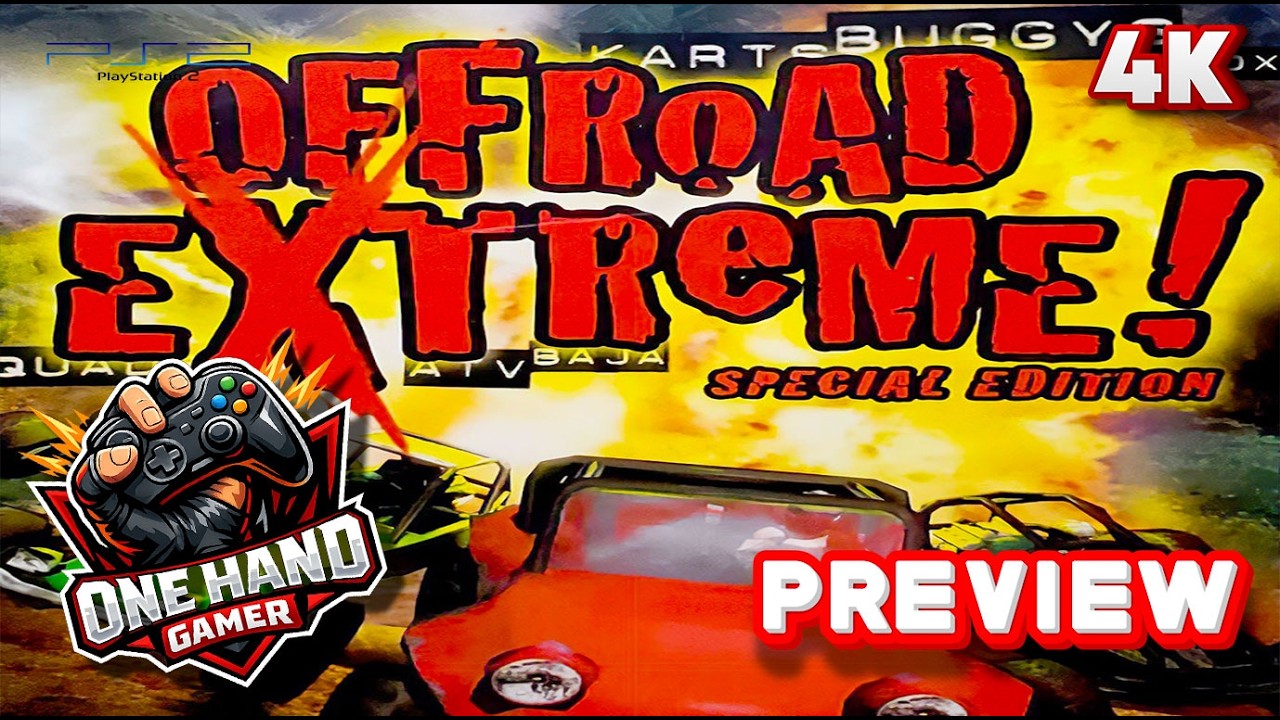 Offroad Extreme! PS2 Gameplay 4K  First 10 Minutes One Hand Gamer