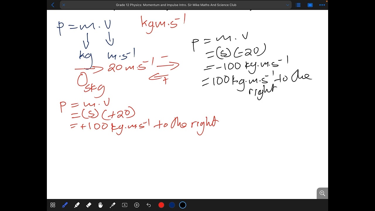 1. Momentum Intro Made Easy | Grade 12: Physics. With Sir Mike