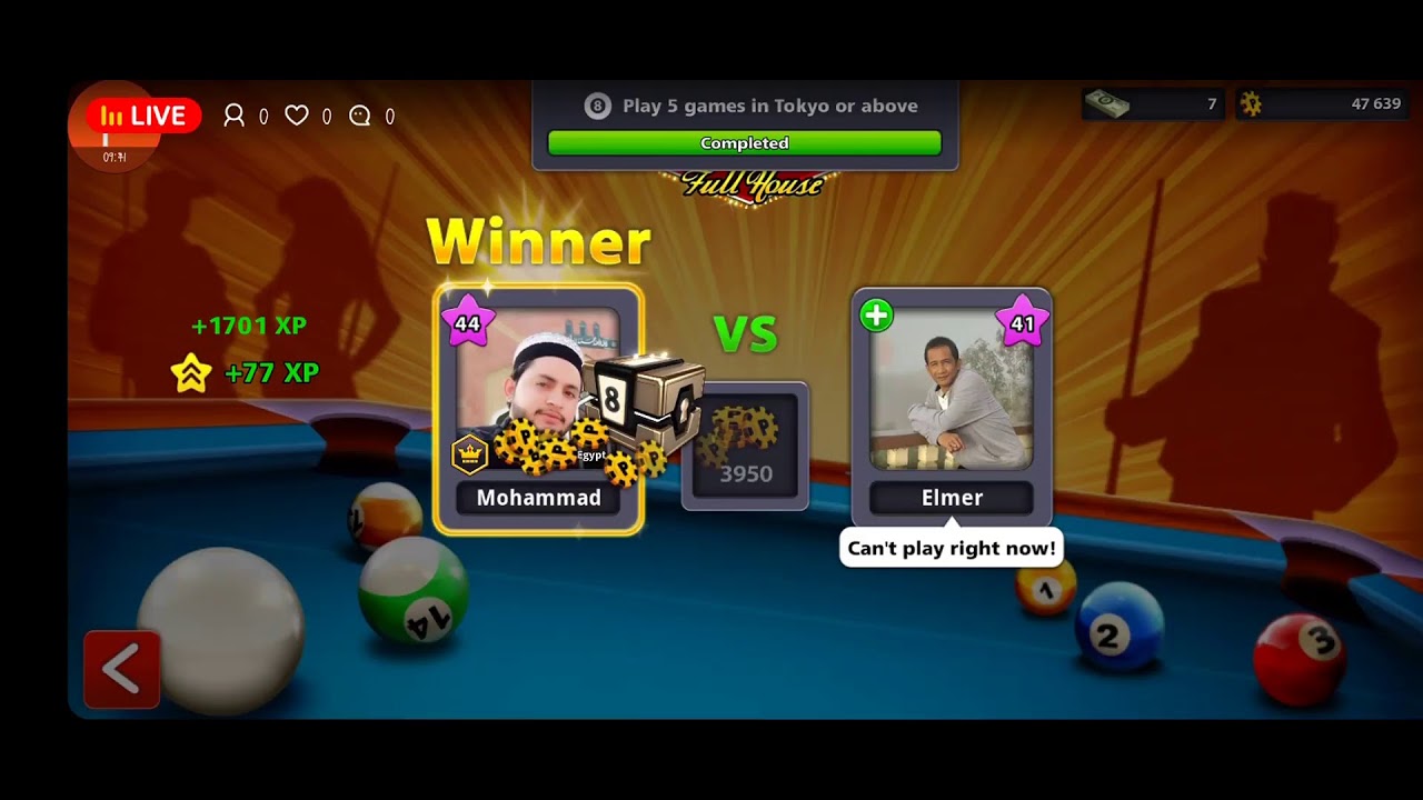 8ball pool pro player😵😵