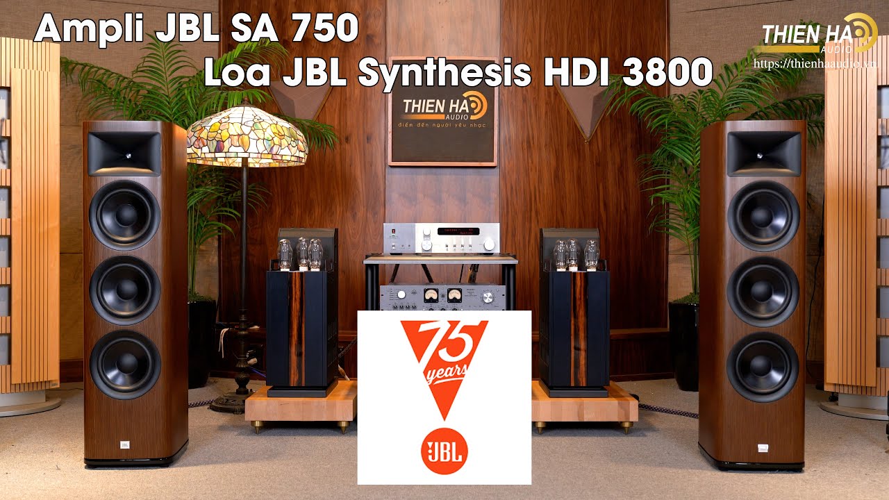 Loa JBL Synthesis HDI 3800 + Ampli JBL SA750 - Phối Ghép Hay Nghe Nhạc  Trữ Tình