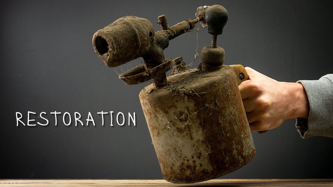 Antique Soldering Blowtorch ! A Whole Hour of Amazing Restoration Techniques