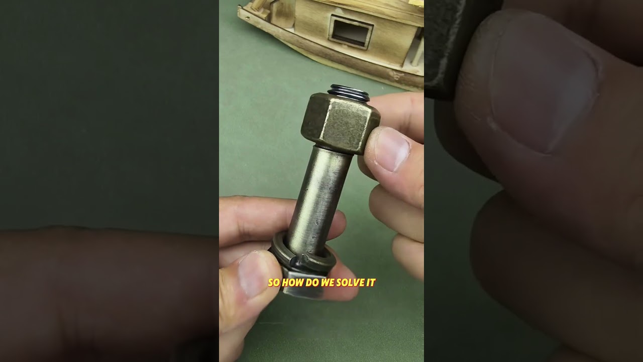 How to Remove the Washer from This Weird Screw#puzzle#iq#iqtest