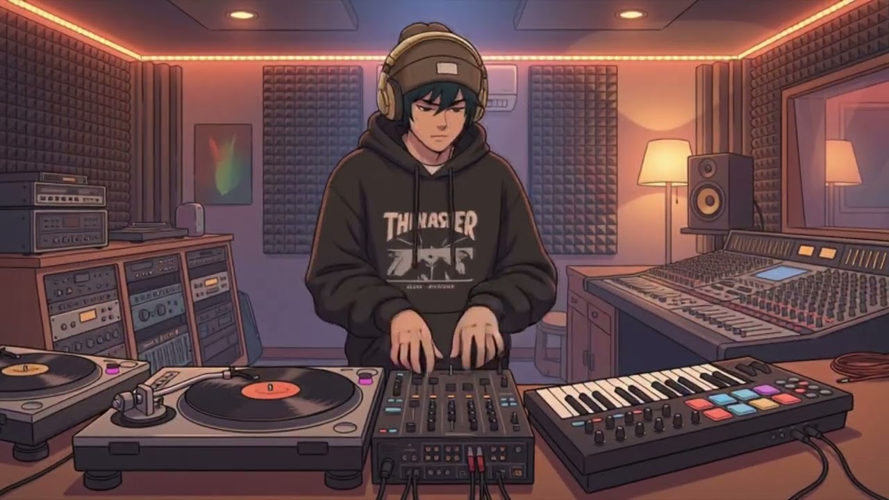 Late Night Beat Lab Lofi 🎧 Ash on Decks, Drums & Keys | Chill Beats to Study & Relax