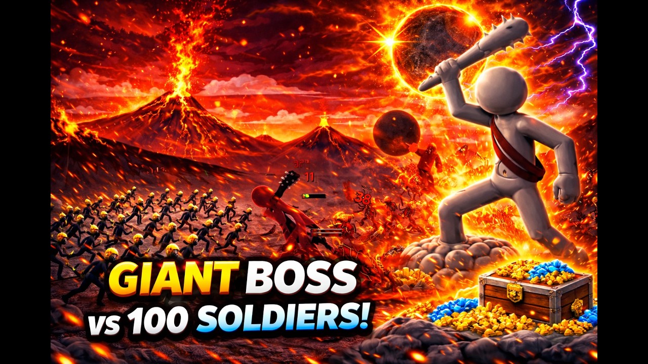 STICKMAN SPEAROS, ICE GRIFFON VS ADICAI LEADER, FINAL BOSS BONE