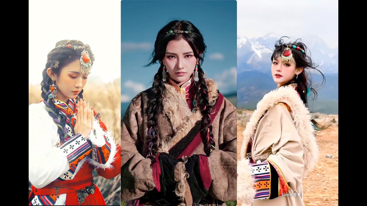 TikTok Tibetan costumes traditional Chinese clothing 中國 西藏服饰 漢服