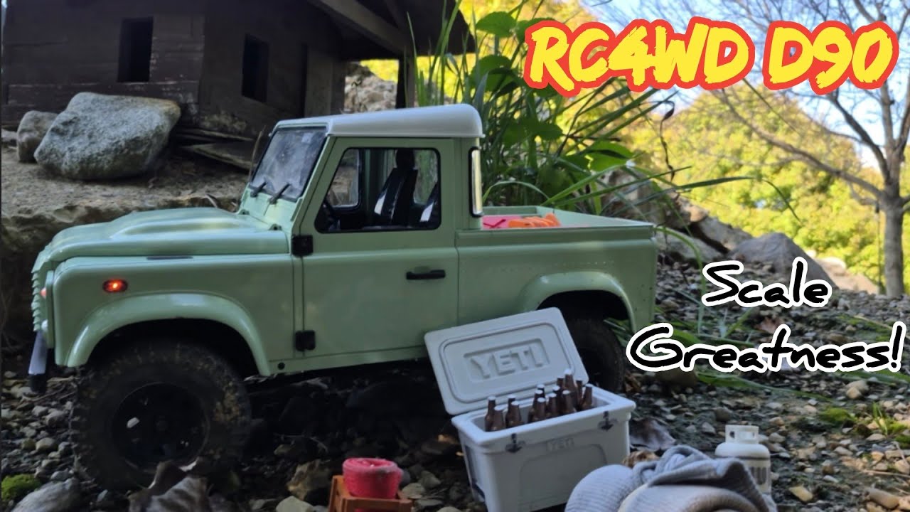 КРАСОТА на трассе! RC4WD Gelande ii Land Rover D90 &mdash; потрясающий забег по трассе в округе Кроулер