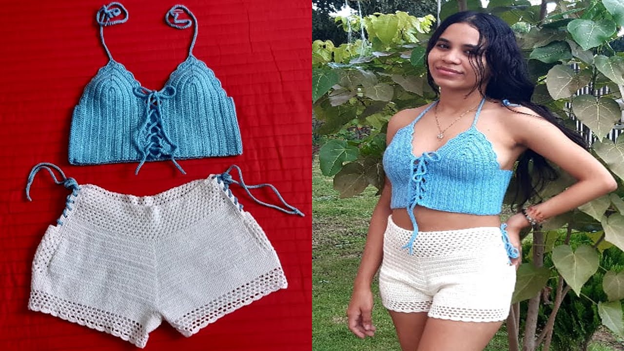 Como Tejer Short a Crochet paso a paso
