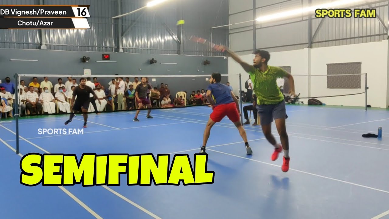 DB Vignesh/ Praveen vs Chotu / Azar | SEMI FINAL 2 | SS SPORTS VILLAGE OPEN TOURNAMENT