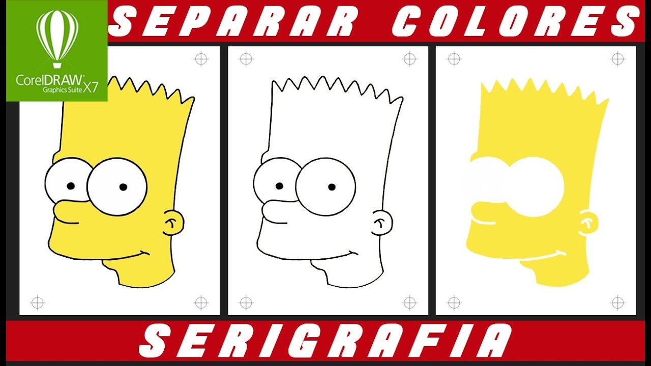 Separación de color en corel draw / Serigrafia
