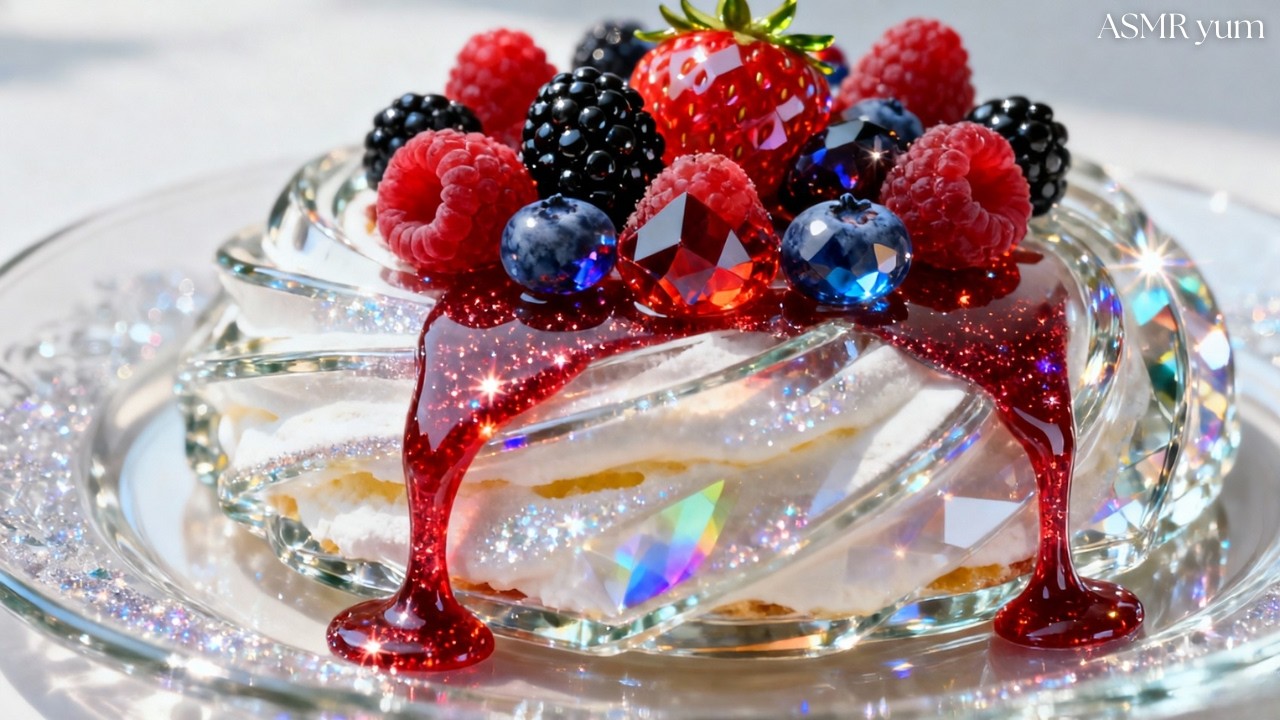 Making the World’s Best PAVLOVA… Completely Out of GLASS.🤤🍰🇦🇺