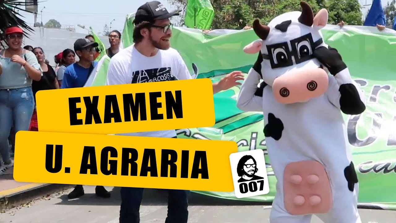 DI LO MEJOR DE MÍ Y ESTOY TRANQUILO: EXAMEN DE ADMISIÓN AGRARIA | Universidad Nacional Agraria