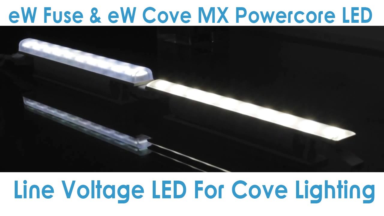 GoodMart eW Fuse and eW Cove MX Powercore LED Fixtures