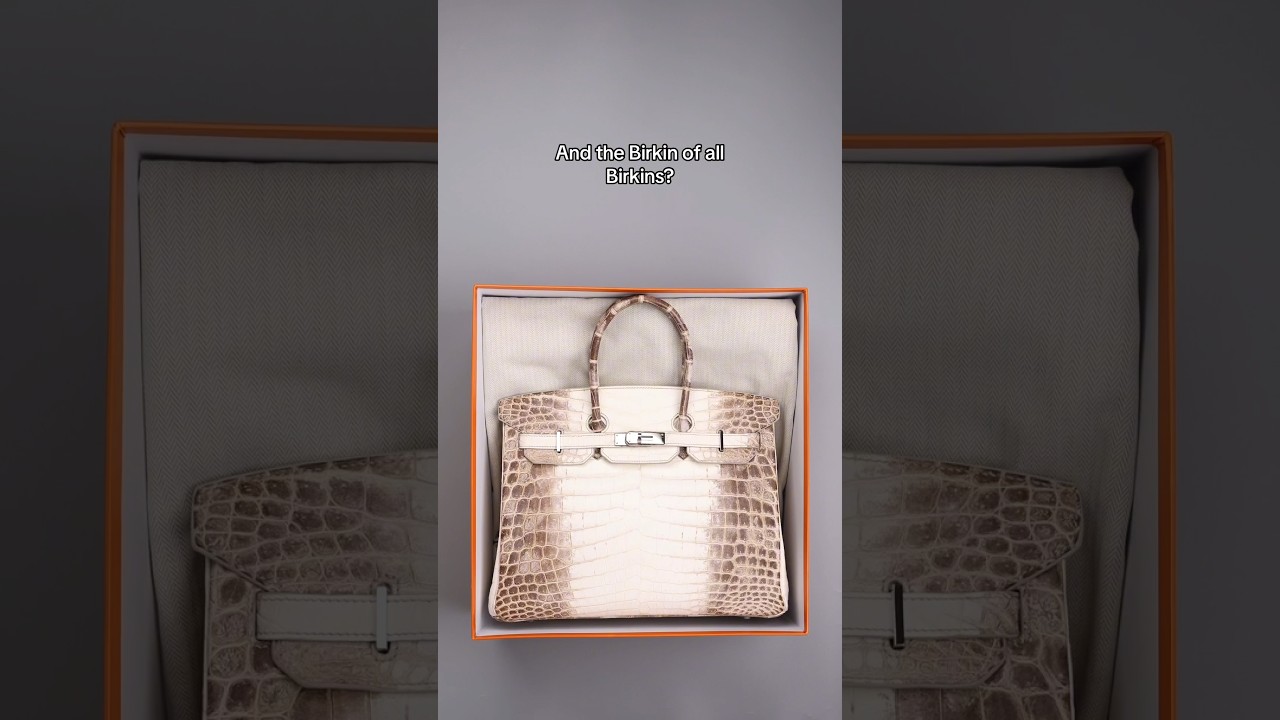 The rarest Birkin…the Himalaya 😍 available now at Bagista! 