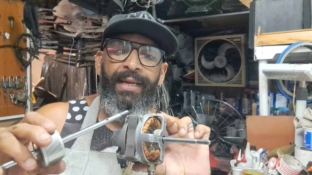 Ventilador de coluna Ventisol recebeu um novo coração ❤️!!! Vejam que adaptação showwww!