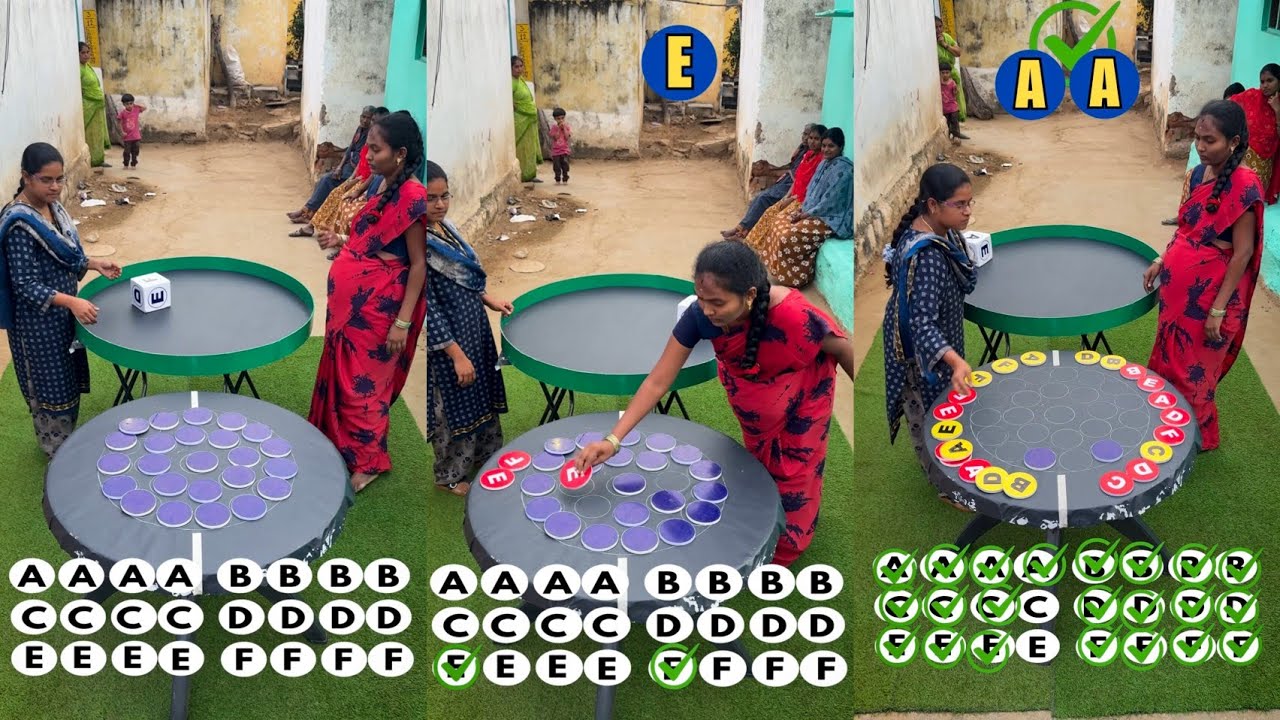 Roll the Dice and open the same alphabets Challenge  || Village Avengers