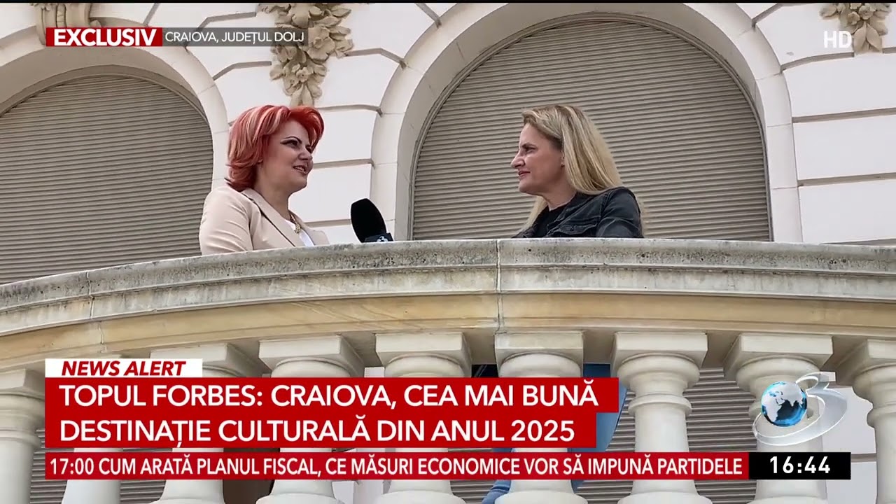 Forbes: Craiova este cea mai bună destinație culturală din Europa, în 2025.