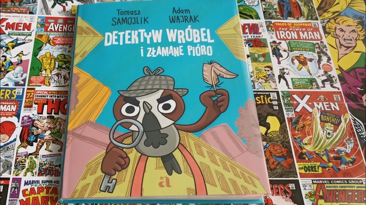 Detektyw Wr&oacute;bel i złamane pi&oacute;ro - przeczytane z biblioteki 2023 #27