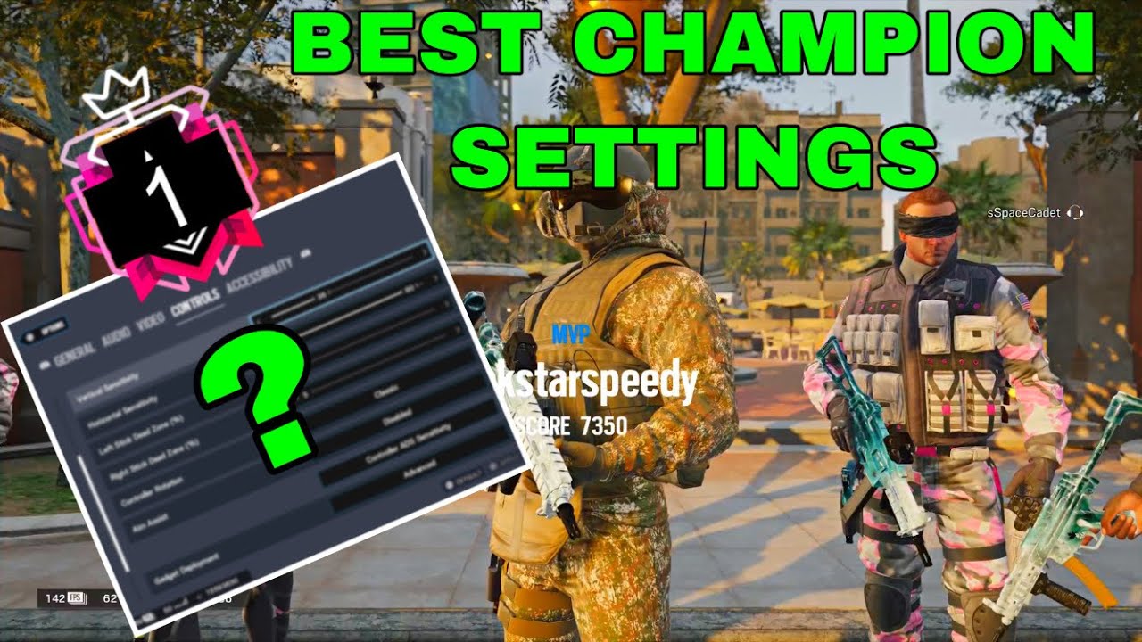#1 *BEST* Console CHAMPION Settings & Sensitivity : Ranked Highlights - Rainbow Six Siege Champion