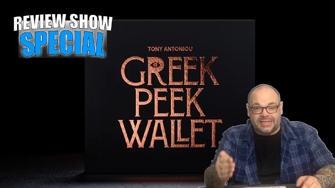 Греческий кошелёк Peek от Тони Антониу | Специальный обзор шоу