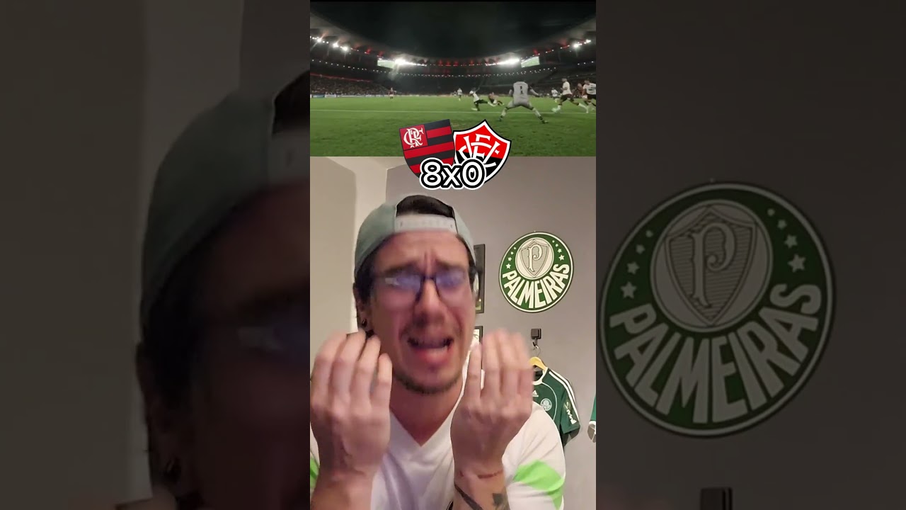 Flamengo 8x0 Vit&oacute;ria - Brasileir&atilde;o 2025 - Flamengo campe&atilde;o? #shorts #flamengo #vitoria