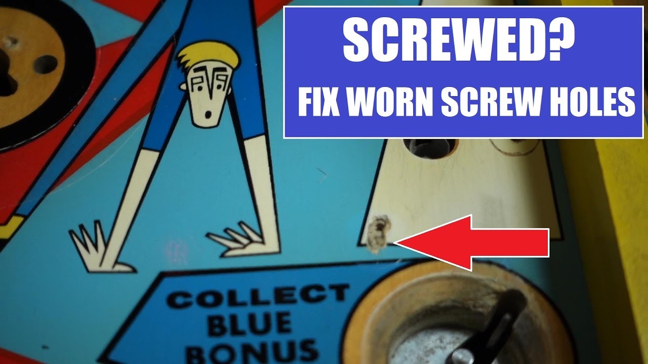 Fixing stripped screw holes on project See Saw using dowels