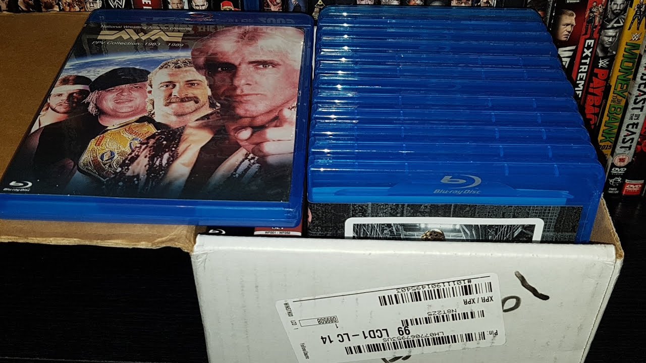 Unboxing Custom NJPW, LU, WCW Blu Rays