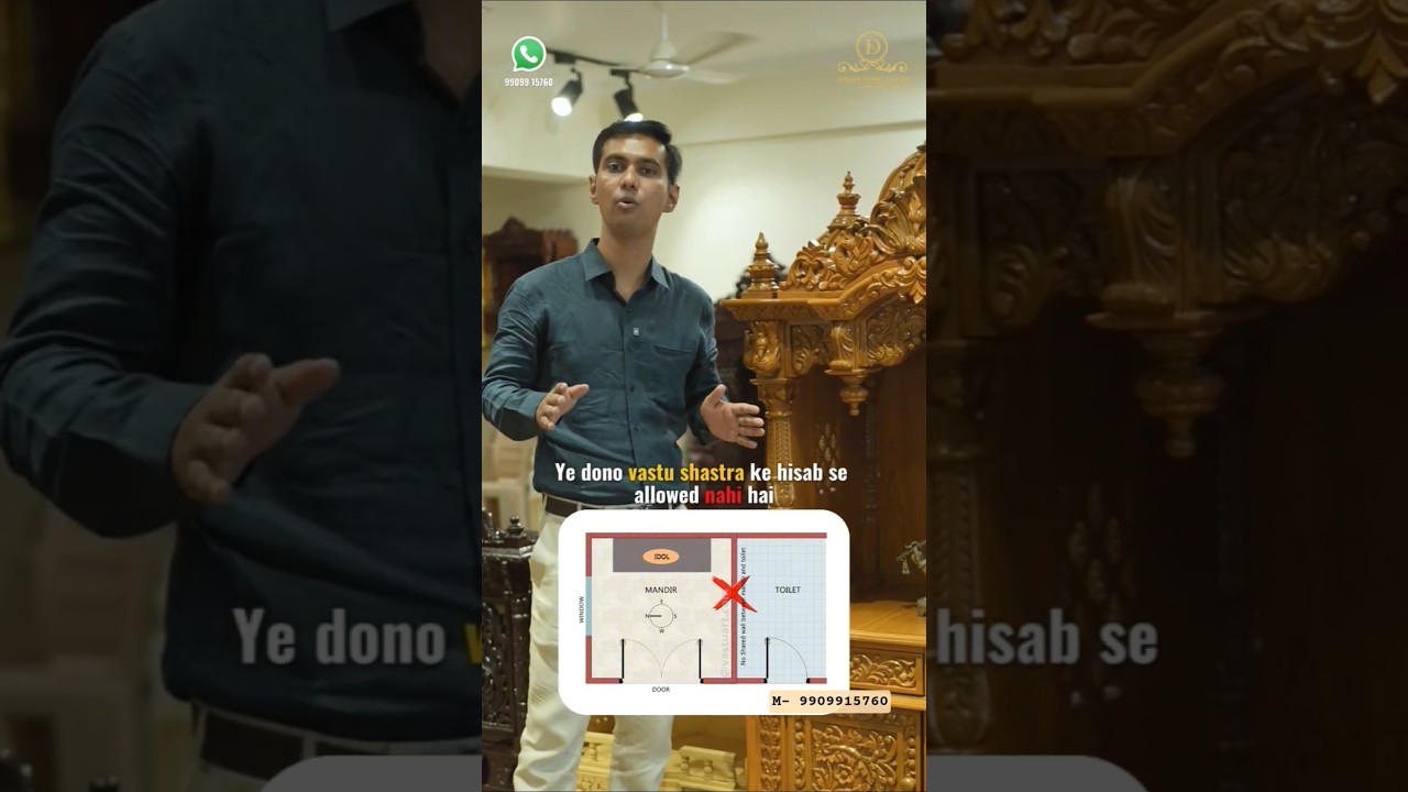 wooden temple for home | mistakes to avoid while making mandir in puja room #woodenhome