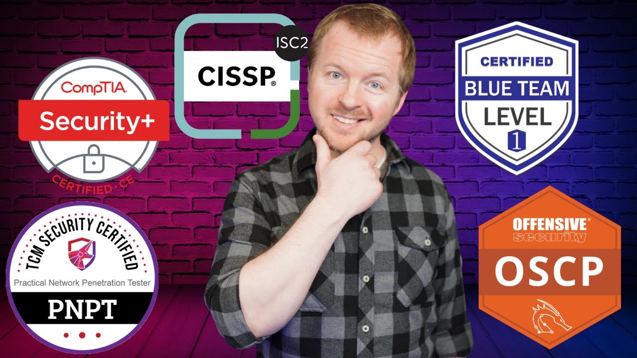 if I had to PICK only ONE cybersecurity CERTIFICATION