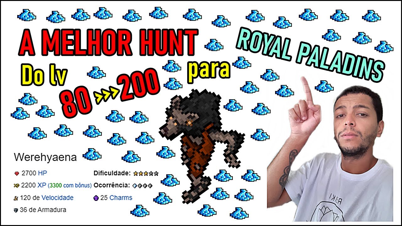 Melhor Hunt para Royal Paladin do lv 80 ~ 200