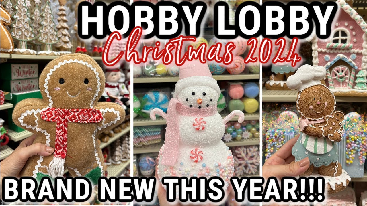 BRAND NEW CHRISTMAS DECOR AT HOBBY LOBBY FOR 2024 | Hobby Lobby Christmas Decor 2024