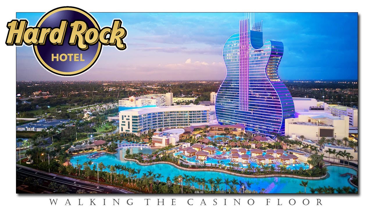 HARD ROCK CASINO SEMINOLE HOLLYWOOD FLORIDA WALKING TOUR 2024