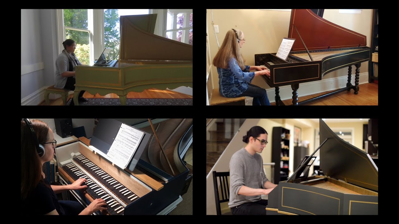 TBSI Alumni Perform Bach&rsquo;s Concerto for 4 harpsichords