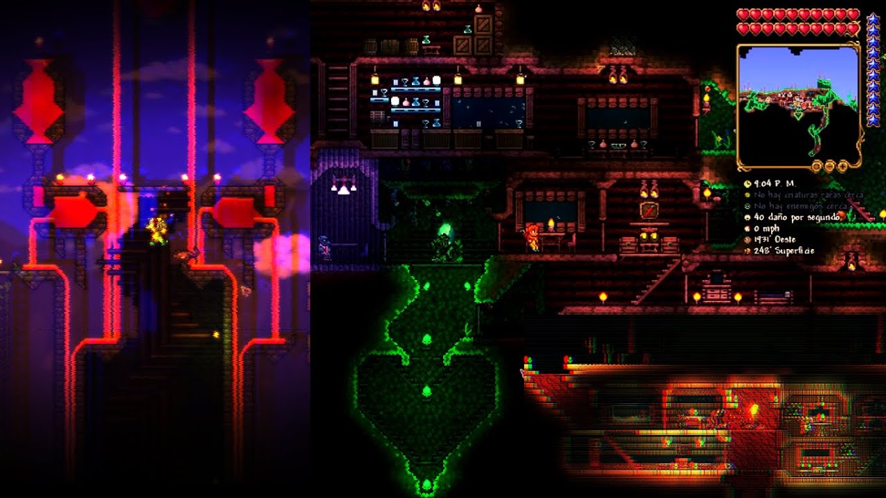 Mis construcciones en Terraria