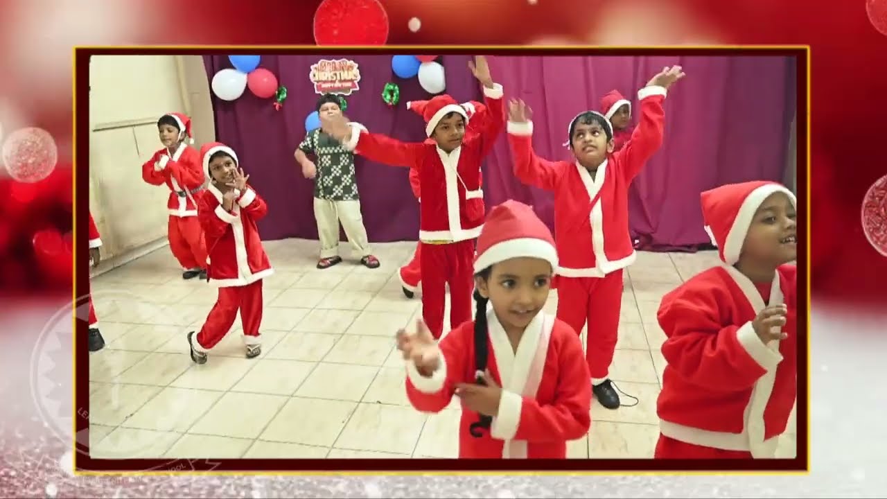 Aroma School - U.K.G TINY STARS DANCE PERFORMANCE for Christmas and New Year Celebration 2025