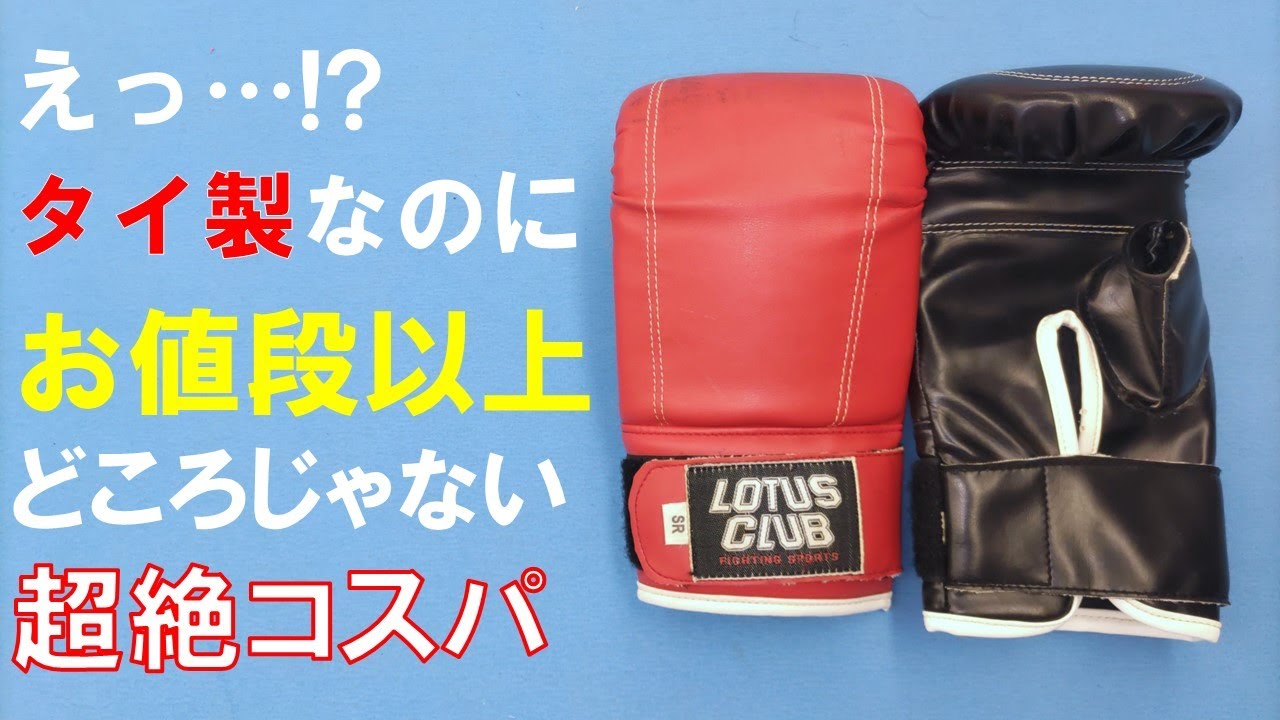 【LOTUS CLUB】2番目にオススメのパンチンググローブをレビュー